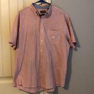 Chaps Men’s Short Sleeve Button up Shirt
